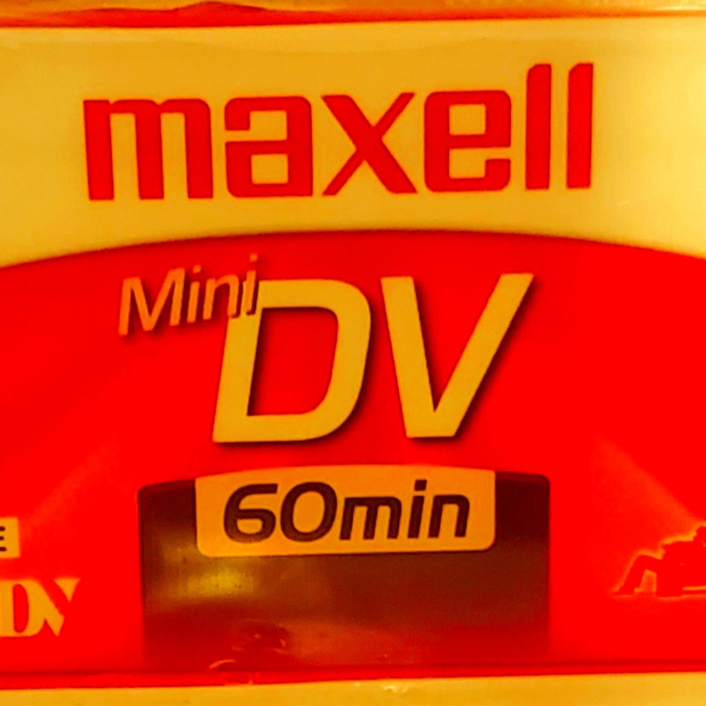 Maxwell mini DV tapes. Brand new, never opened.